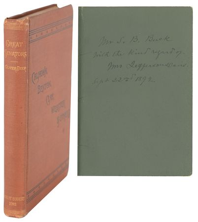 Lot #7467 Varina Davis Signed Book - Image 1