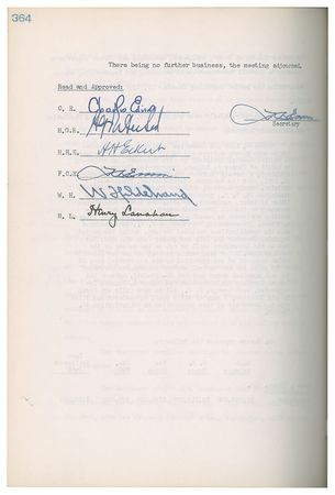 Lot #7386 Thomas A. Edison, Inc. Executive Committee Ledger - Image 18