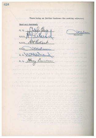 Lot #7386 Thomas A. Edison, Inc. Executive Committee Ledger - Image 24
