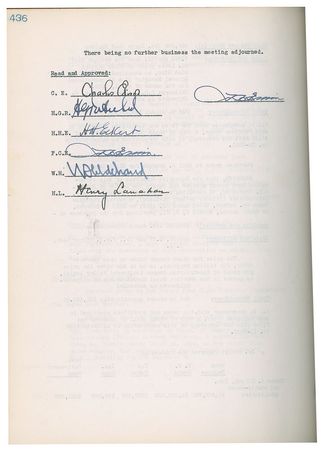 Lot #7386 Thomas A. Edison, Inc. Executive Committee Ledger - Image 25