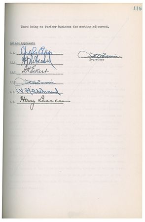 Lot #7386 Thomas A. Edison, Inc. Executive Committee Ledger - Image 34