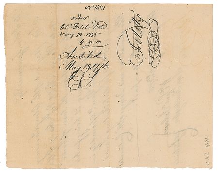 Lot #7150 Samuel Huntington and William Samuel Johnson Document Signed - Image 2