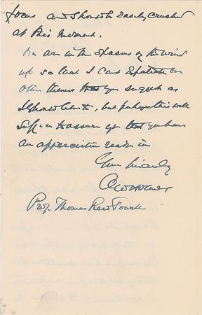 Lot #7320 Oliver Wendell Holmes, Jr. Autograph Letter Signed - Image 2