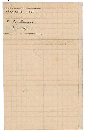 Lot #7336 Noah Haynes Swayne Autograph Letter Signed - Image 3