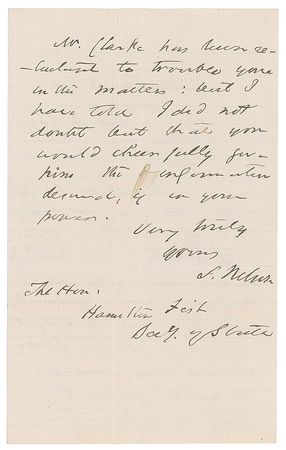 Lot #7331 Samuel Nelson Autograph Letter Signed - Image 2