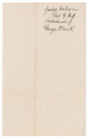Lot #7331 Samuel Nelson Autograph Letter Signed - Image 3