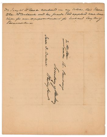 Lot #7348 James Moore Wayne Autograph Letter Signed - Image 2