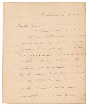 Lot #7342 Smith Thompson Autograph Letter Signed - Image 1