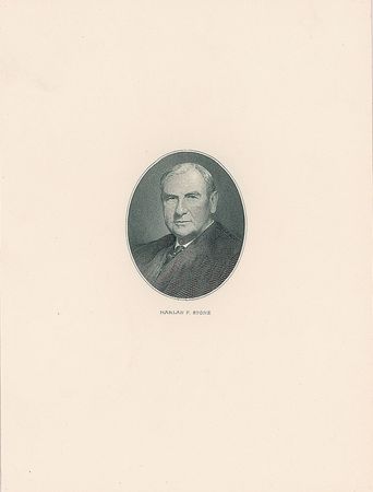 Lot #7373 Harlan F. Stone Signed Photograph - Image 2