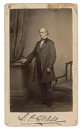 Lot #7305 Salmon P. Chase Signed Photograph - Image 1