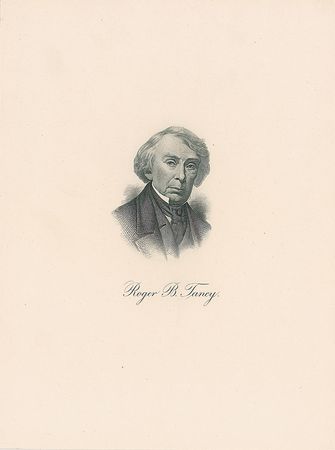 Lot #7340 Roger B. Taney Autograph Endorsement Signed - Image 2