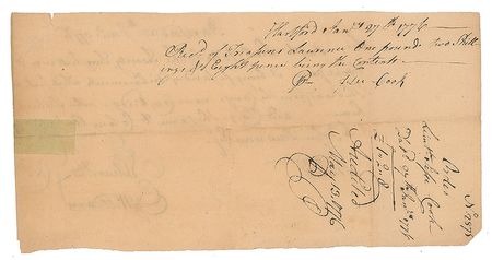 Lot #7312 Oliver Ellsworth Autograph Document Signed - Image 2