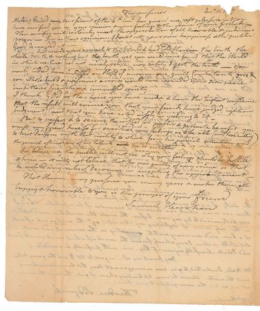 Lot #7277 Theodore Sedgwick Autograph Letter Signed - Image 2
