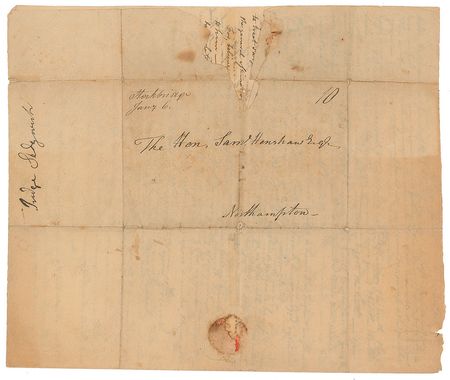 Lot #7277 Theodore Sedgwick Autograph Letter Signed - Image 3