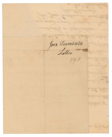Lot #7284 Jonathan Trumbull, Jr Autograph Letter Signed - Image 2