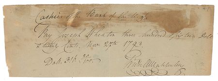 Lot #7267 Frederick Muhlenberg Document Signed - Image 1