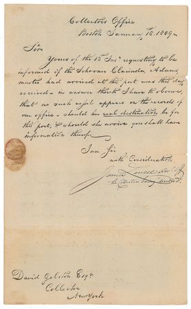 Lot #7260 James Lovell Letter Signed - Image 1