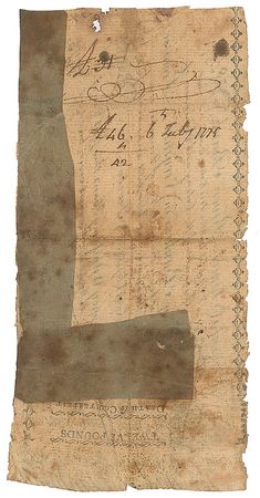 Lot #7227 Peyton Randolph and John Blair Document Signed - Image 2