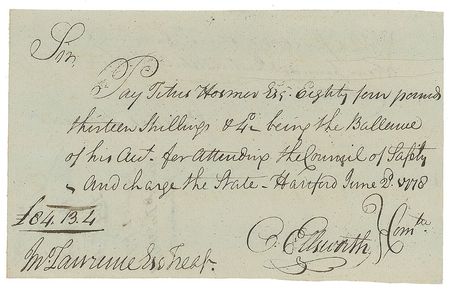 Lot #7255 Titus Hosmer Autograph Note Signed - Image 2