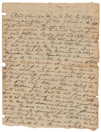 Lot #7257 Francis Scott Key Autograph Document Signed - Image 1