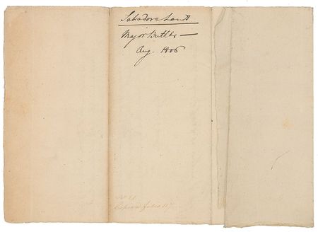 Lot #7200 Pierce Butler Autograph Document Signed - Image 2