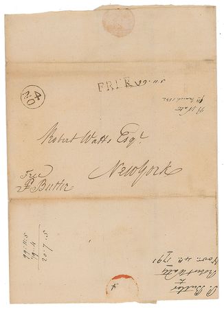 Lot #7199 Pierce Butler and Rufus King Free Franks - Image 2