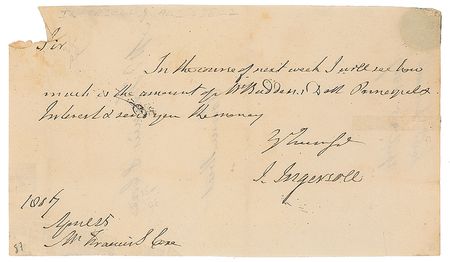 Lot #7209 Jared Ingersoll Autograph Letter Signed - Image 1