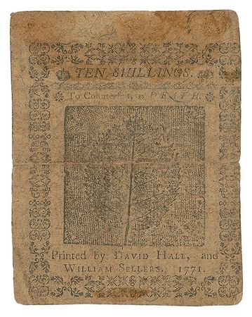 Lot #7265 Thomas Mifflin Signed Currency - Image 2