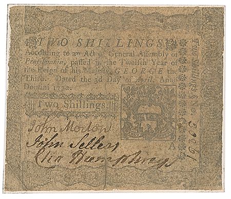 Lot #7164 John Morton Signed Currency - Image 1