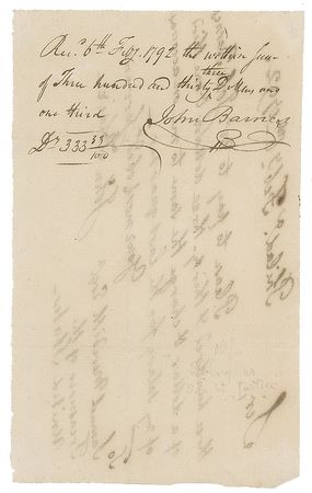 Lot #7236 John Blair, Jr. Autograph Document Signed - Image 2
