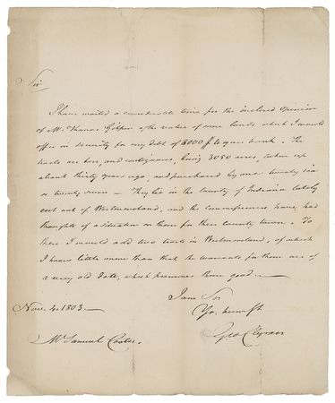 Lot #7127 George Clymer Autograph Letter Signed - Image 1