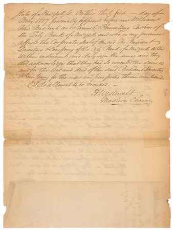 Lot #7205 William Few Document Signed - Image 2