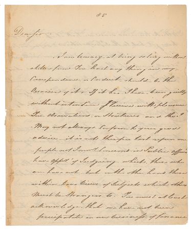 Lot #7248 Thomas Fitzsimons Autograph Letter Signed - Image 1