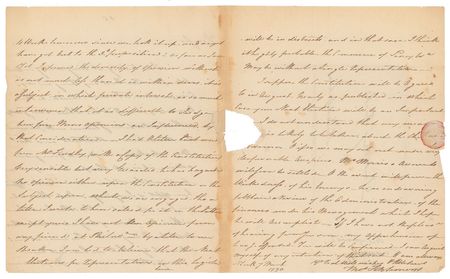 Lot #7248 Thomas Fitzsimons Autograph Letter Signed - Image 2