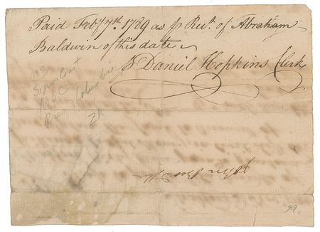 Lot #7210 William Samuel Johnson Autograph Document Signed - Image 2