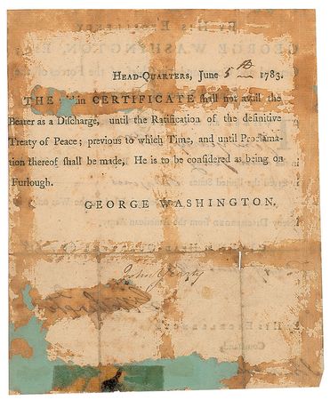 Lot #7002 George Washington Document Signed - Image 2
