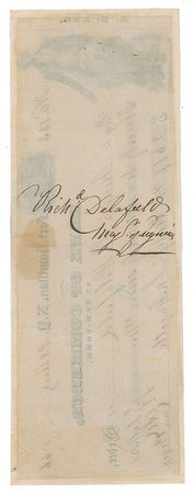 Lot #7472 Robert E. Lee Signed Check - Image 2