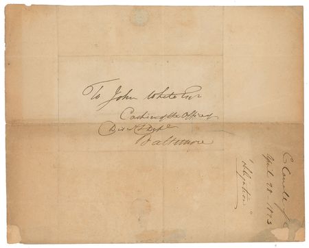 Lot #7122 Charles Carroll of Carrollton Letter Signed - Image 2