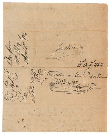 Lot #7131 William Ellery Autograph Document Signed - Image 2