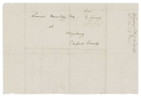 Lot #7135 Elbridge Gerry Autograph Letter Signed - Image 2