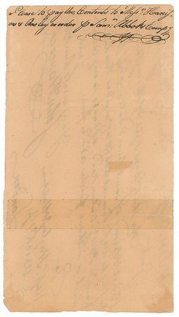 Lot #7139 John Hancock Autograph Document Signed - Image 2