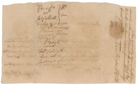 Lot #7144 Thomas Heyward, Jr Document Signed - Image 2