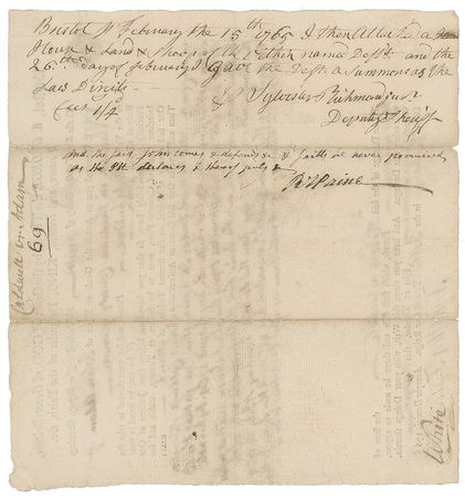 Lot #7167 Robert Treat Paine Autograph Document Signed - Image 1
