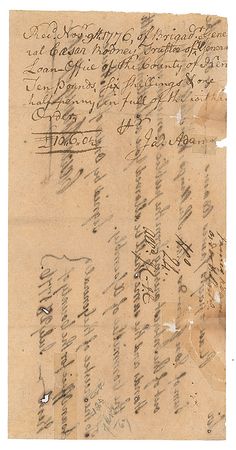 Lot #7171 Caesar Rodney Autograph Document Signed - Image 2