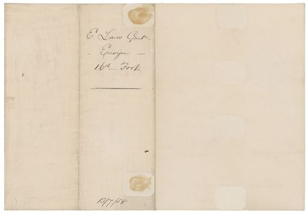 Lot #7447  Queen Victoria Document Signed - Image 2