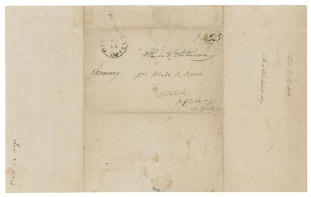 Lot #7015 Anna Harrison Autograph Letter Signed - Image 4