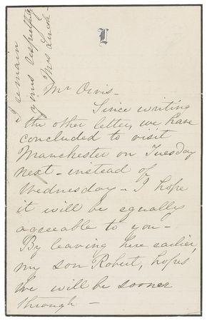 Lot #7032 Mary Todd Lincoln Autograph Letter Signed - Image 1