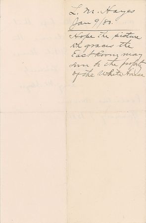 Lot #7034 Lucy Hayes Autograph Letter Signed - Image 3