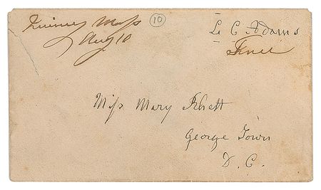 Lot #7012 Louisa Adams Free Frank - Image 1