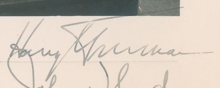 Lot #7104 Harry S. Truman and Cabinet Signed Photograph - Image 2